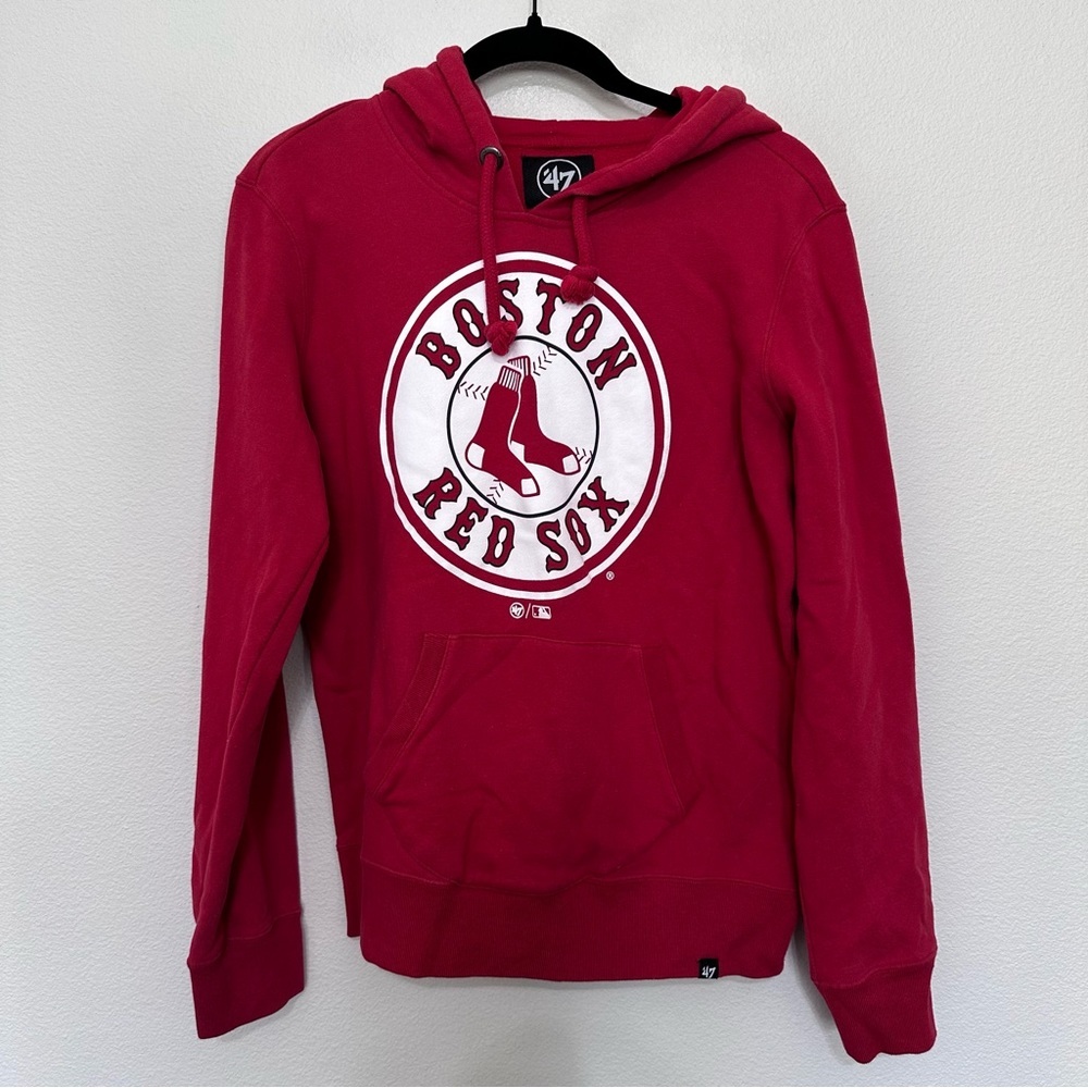 47 brand Boston Red Sox men’s pullover hoodie sweatshirt size L large fleece